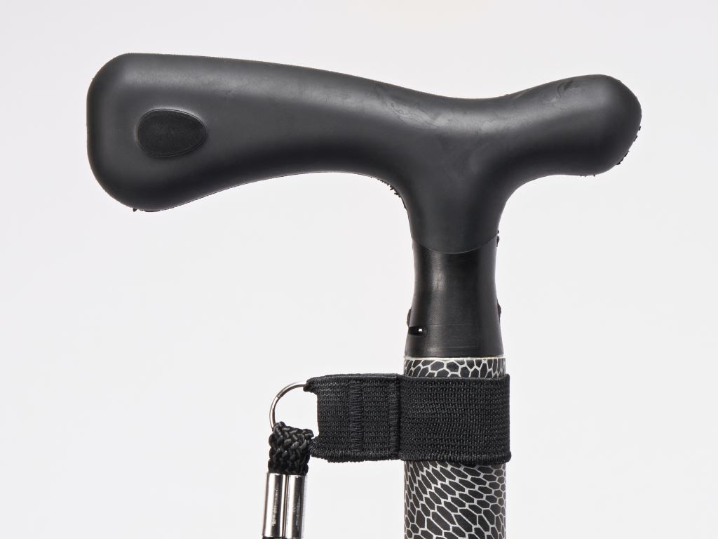 The soft and slip-resistant handle gives users a secure, comfortable, and convenient walking experience