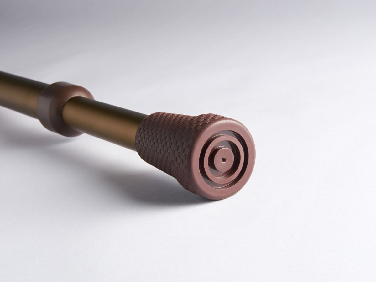 Elegant textured slip-resistant rubber tip for extra safety