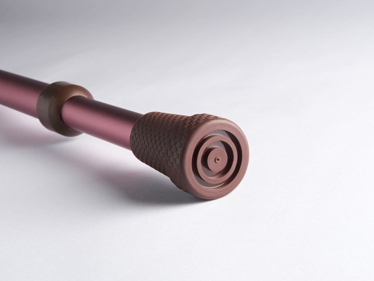 Elegant textured slip-resistant rubber tip for extra safety