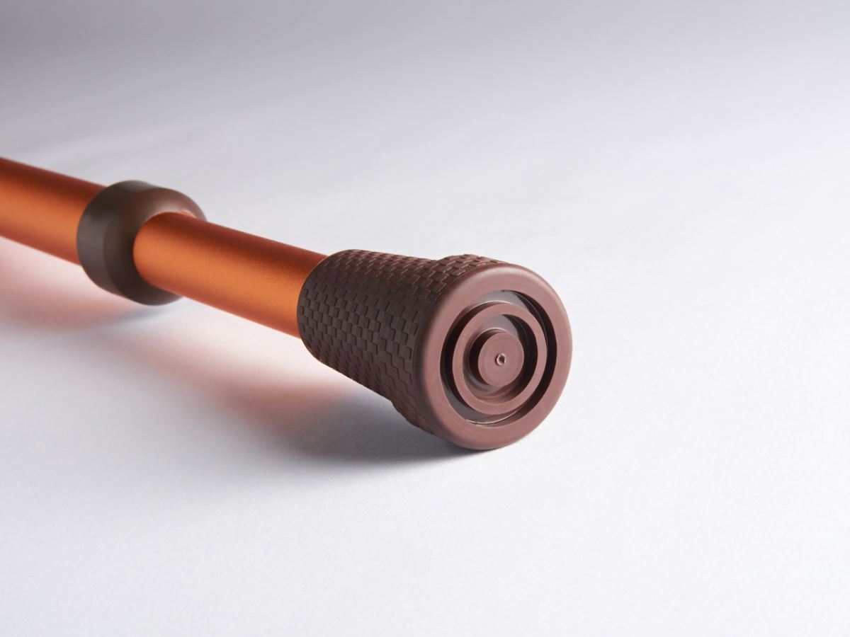 Elegant textured slip-resistant rubber tip for extra safety