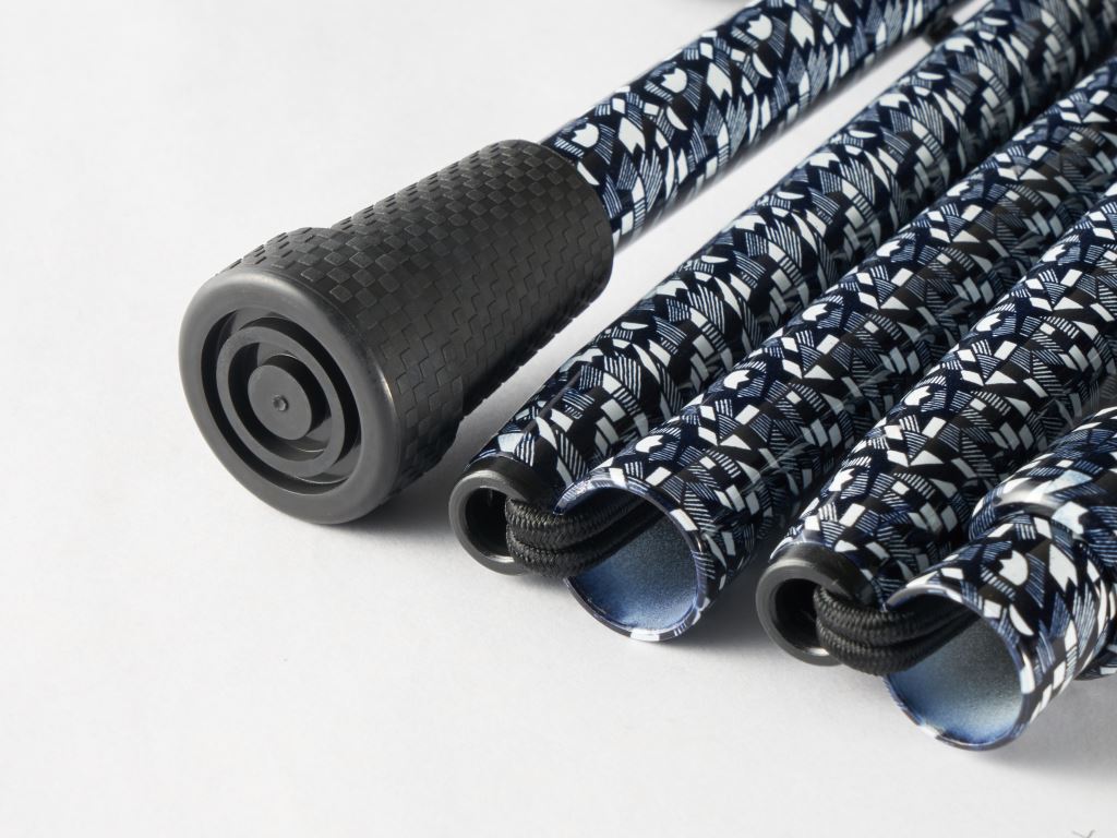 Elegant textured slip-resistant rubber tip for extra safety